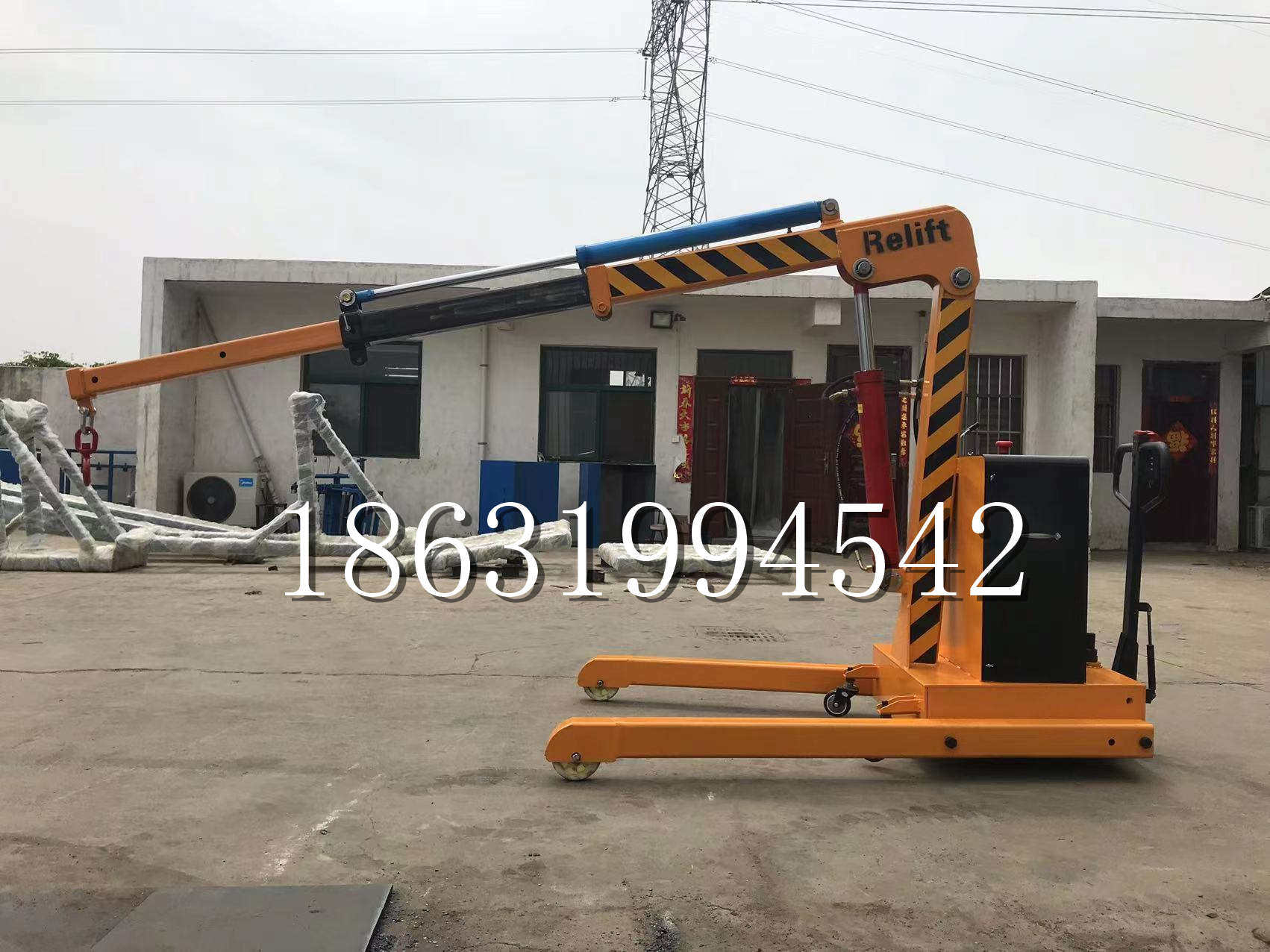 晋中市久征定做3吨三轮随车吊 农用园林绿化移树吊 平板工程用小吊机